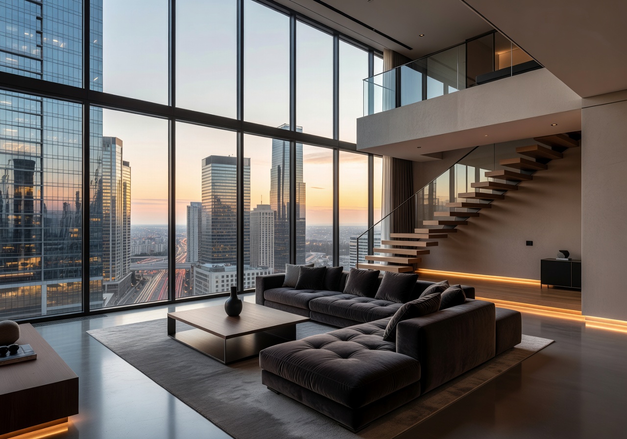 Expansive highline suite interior