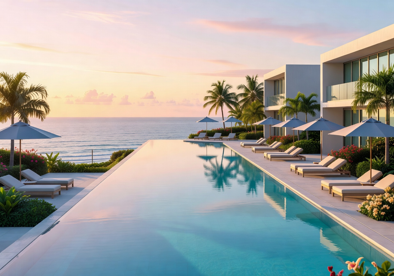 Radisson Blu peaceful coastal resort infinity edge